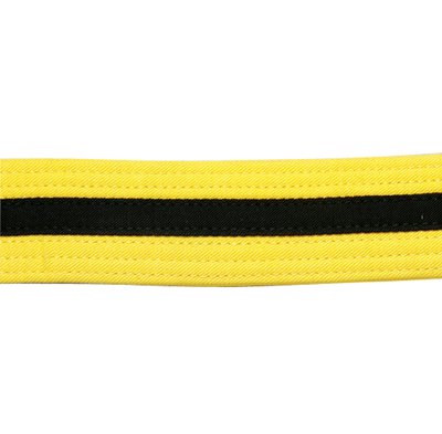Yellow, Black Striped, Double Wrap