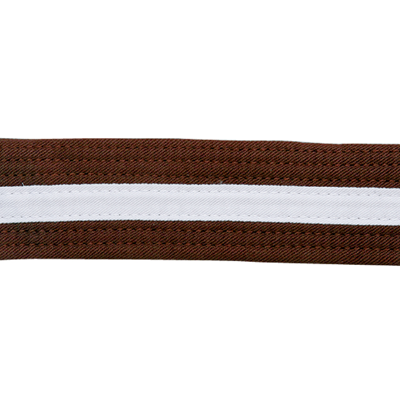 Brown, White Striped, Double Wrap